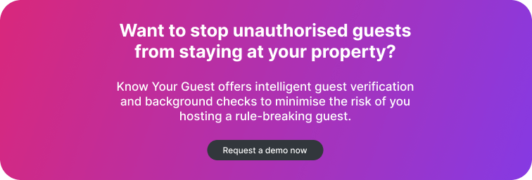 Stop Unauthorised Guests Banner